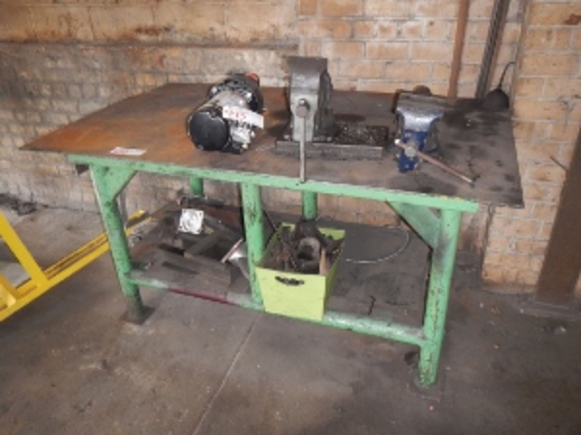 42" X 68" STEEL FABRICATION TABLE