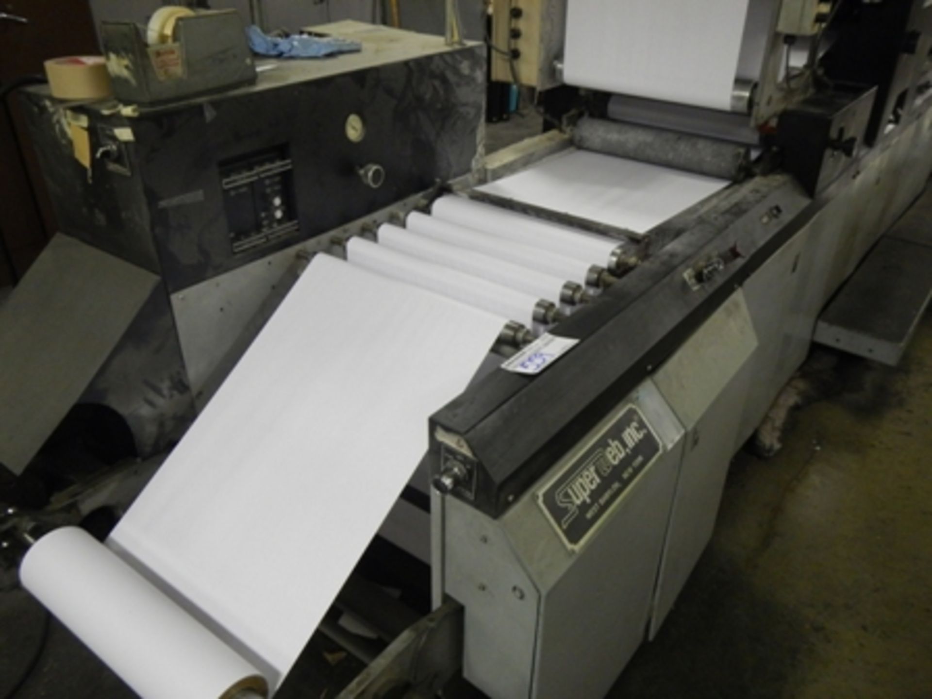 Didde DSG long run web press, 5 color w/ slitter - Image 7 of 8