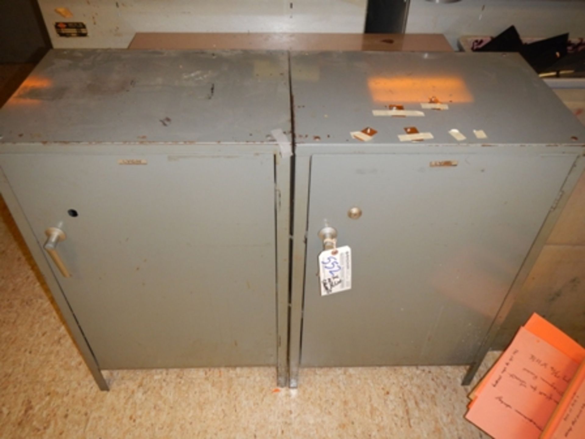 Metal shop cabinets