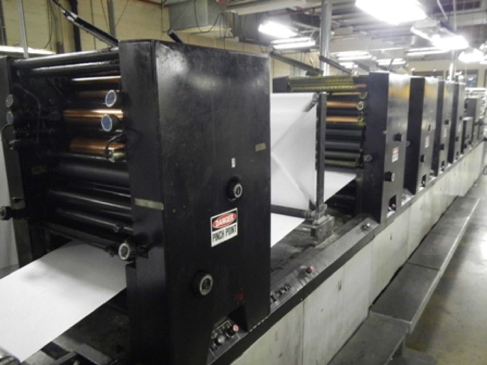 Didde DSG long run web press, 5 color w/ slitter - Image 6 of 8