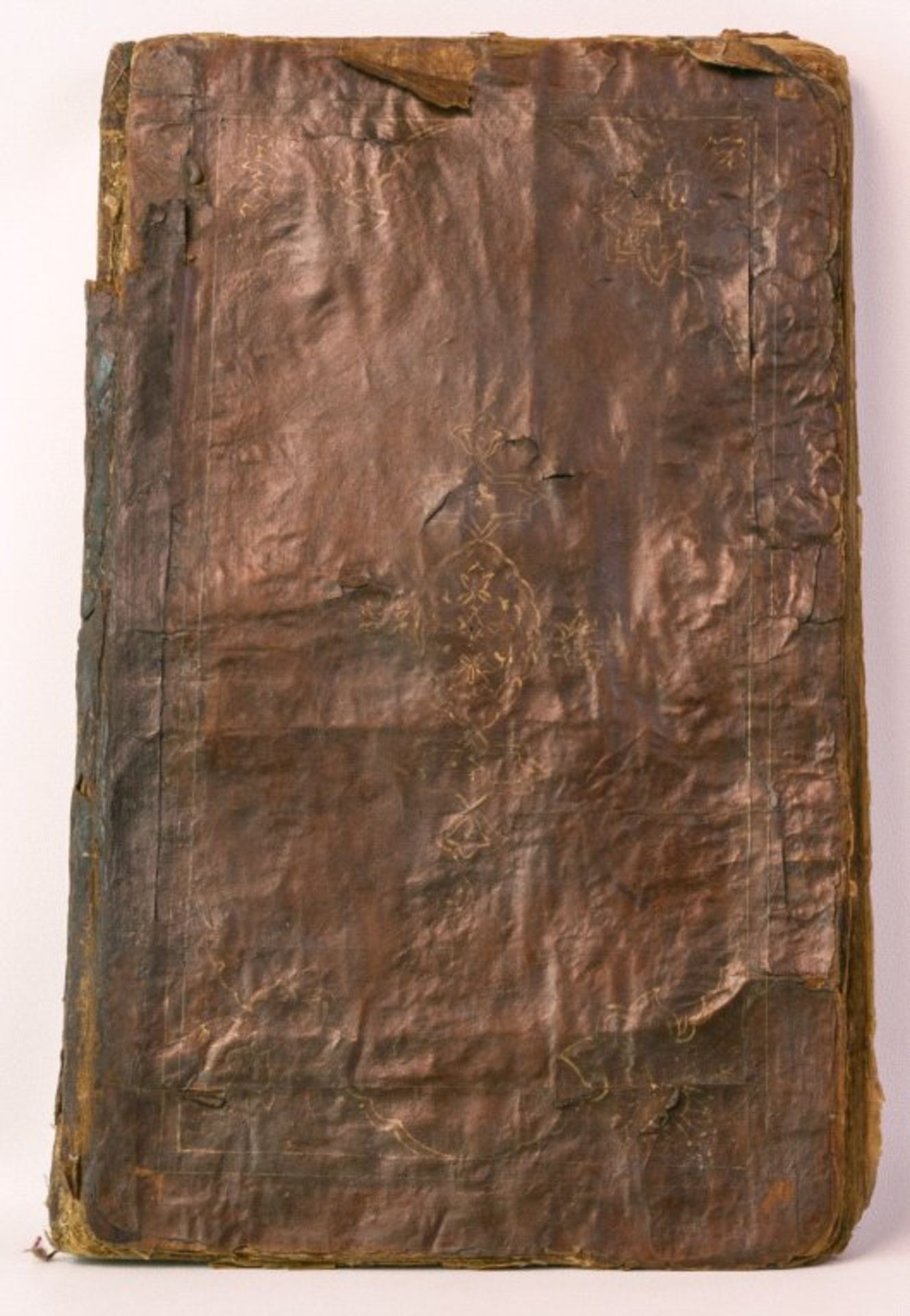 Persien Ende 19. Jh.Buch, auf der ersten Seite datiert, Ledereinband, das Buchwurde zur