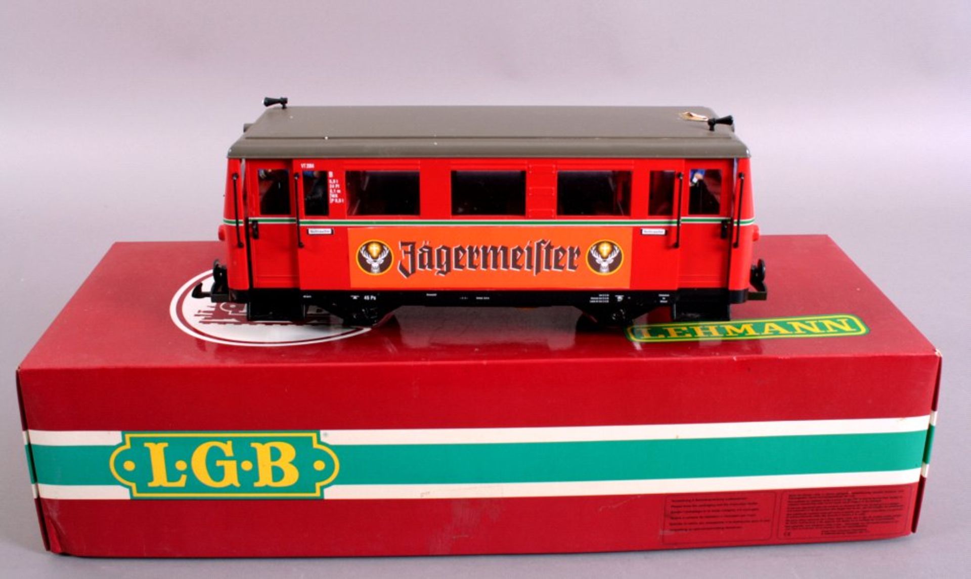 Lehmann/LGB GroßbahnTriebwagen Nr. 2064, im Original KartonMindestpreis: 120 EUR

Dieses Los wird in