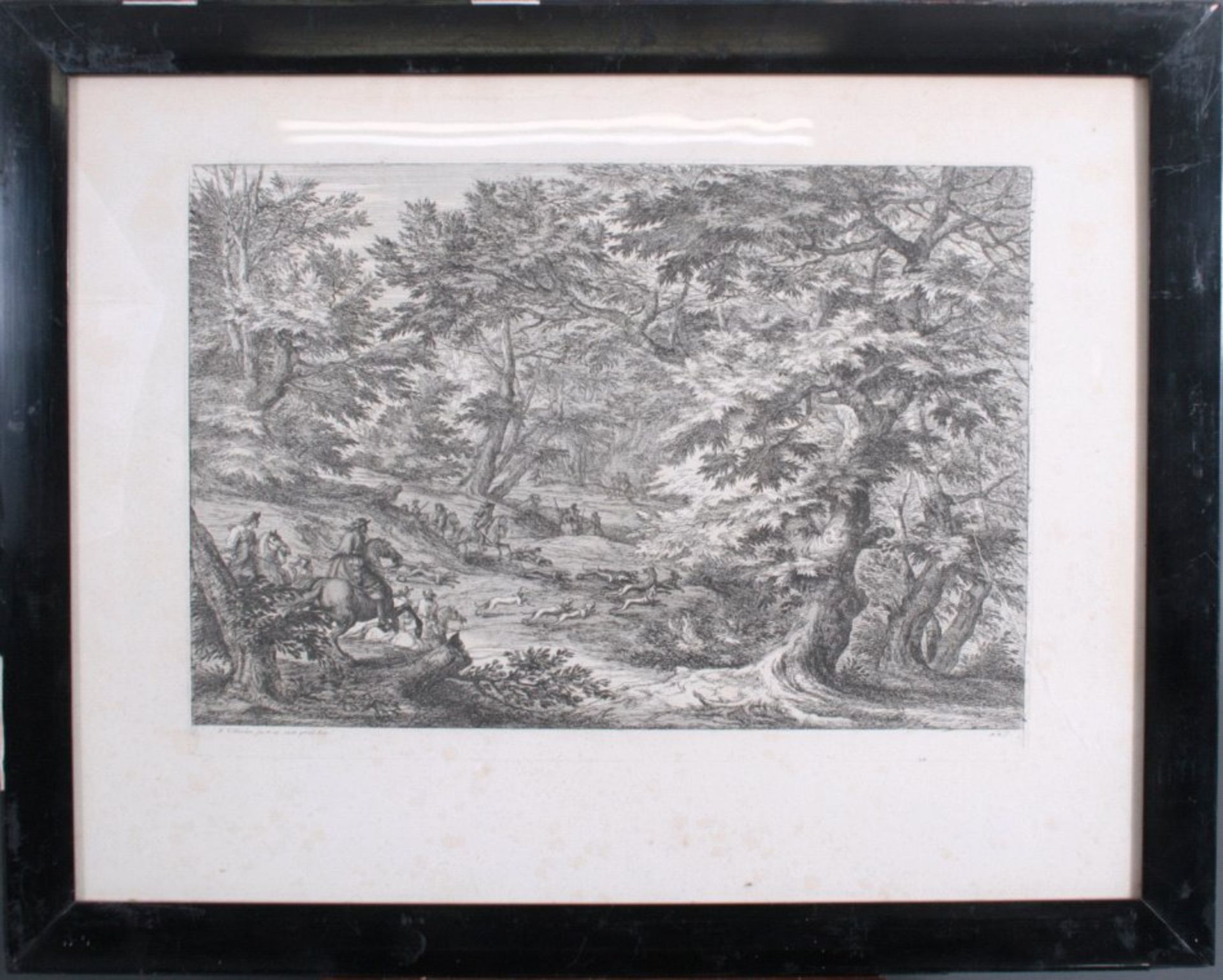 Boudewyns, Adriaen Frans (1644 Brüssel - 1711 ebd.)Blatt 2 von 5 aus der Serie: Landschaften mit