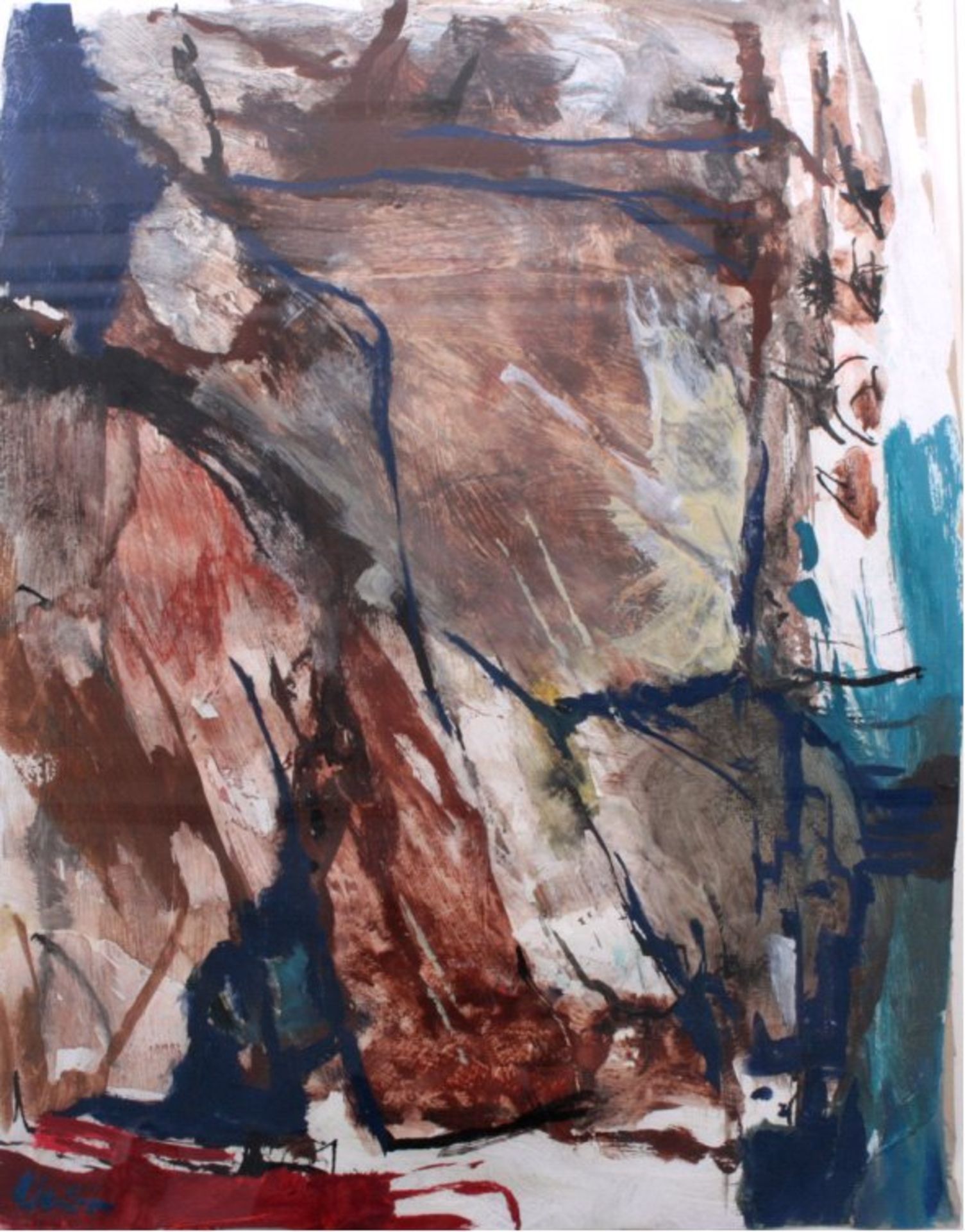 Lothar Weiss (1929-2006)Aquarell, "Mine bei Rio Dell" Elba 1993/94, links untensigniert, ca. 60x46