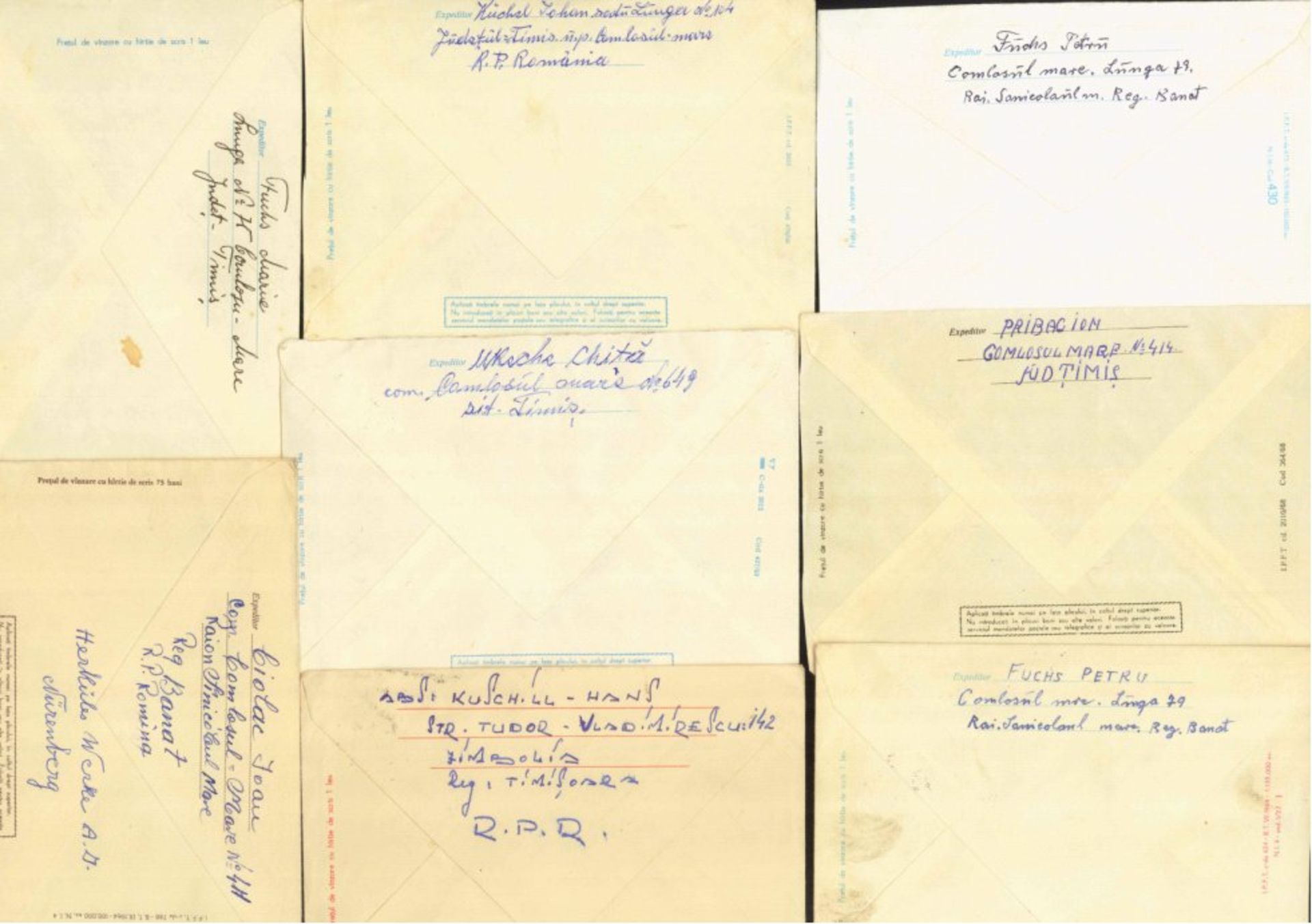 Rumänien, BANAT, TIMISOARA, COMLOSU MAREKorrespondenz aus 1960-1969 einer im Banat lebenden - Bild 4 aus 4