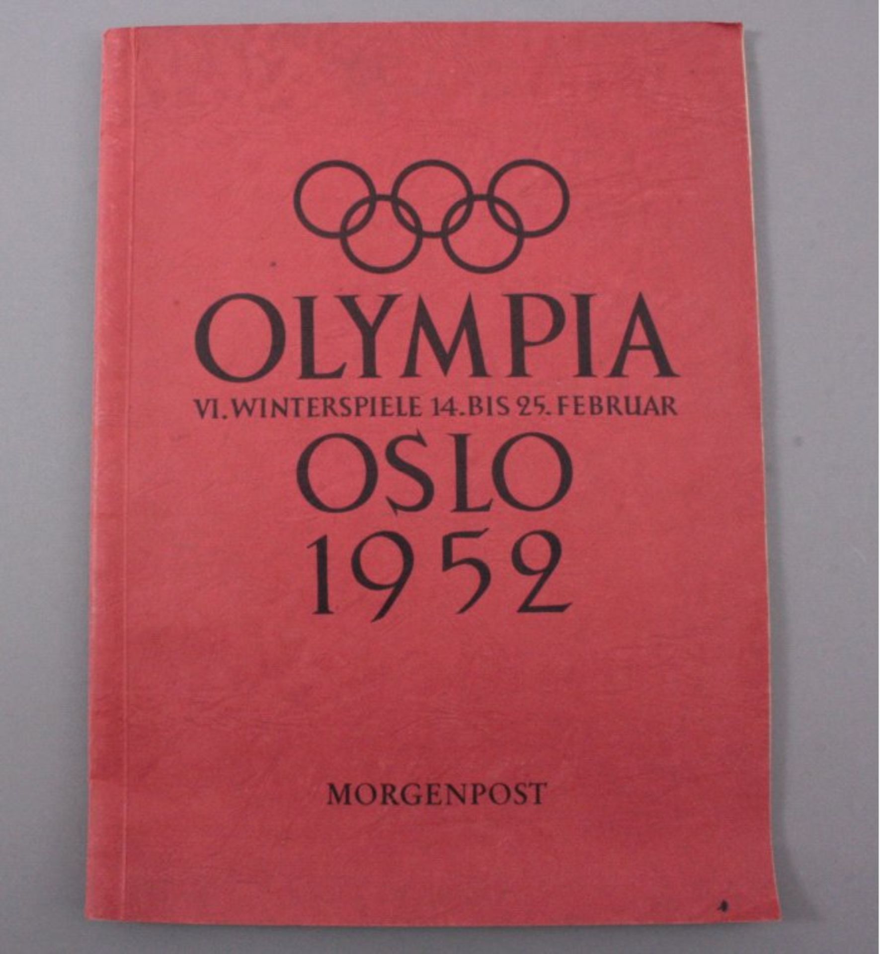 MOTIV Olympiade 1952 OSLO - die Winterspielekomplette 24 seitige Sammelbildmappe der Morgenpost