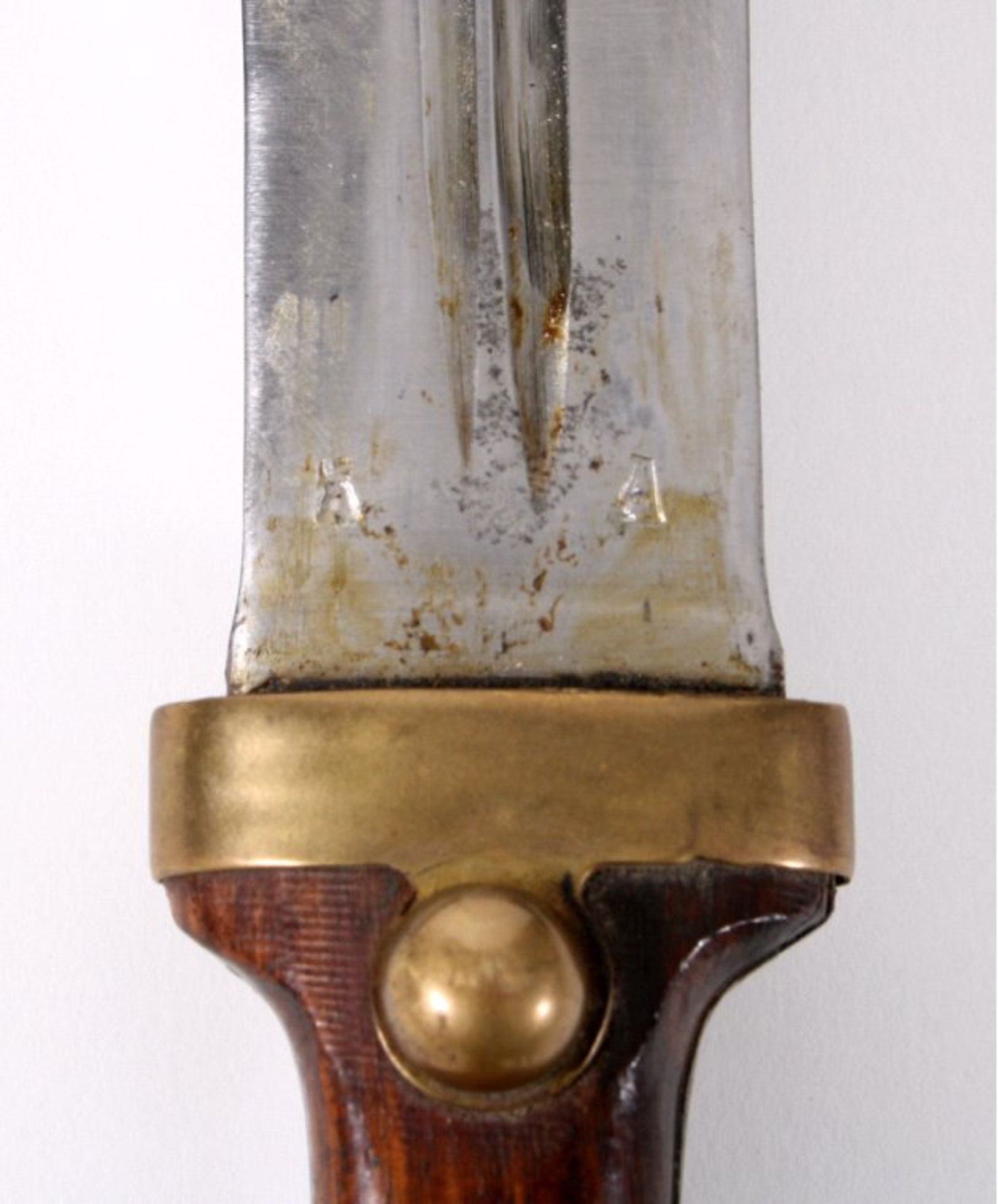 Kaukasisches Kurzschwert von 1916Klinge mit gravierter Jahreszahl (1916) und Herstellerbez, - Image 4 of 4