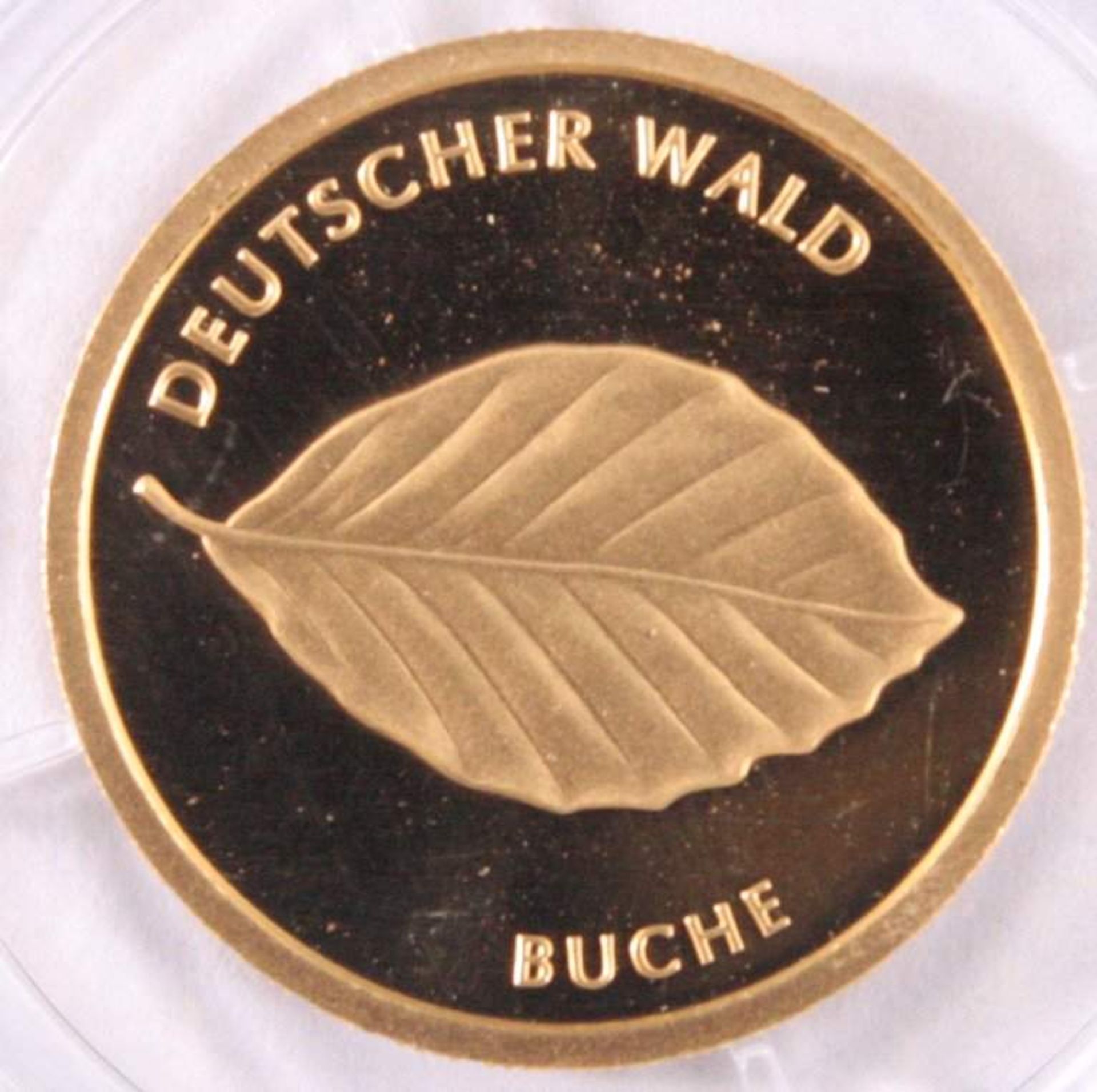 Goldmünze BRD 20 Euro 2011 BuchePolierte Platte mit Echtheitszertifikat