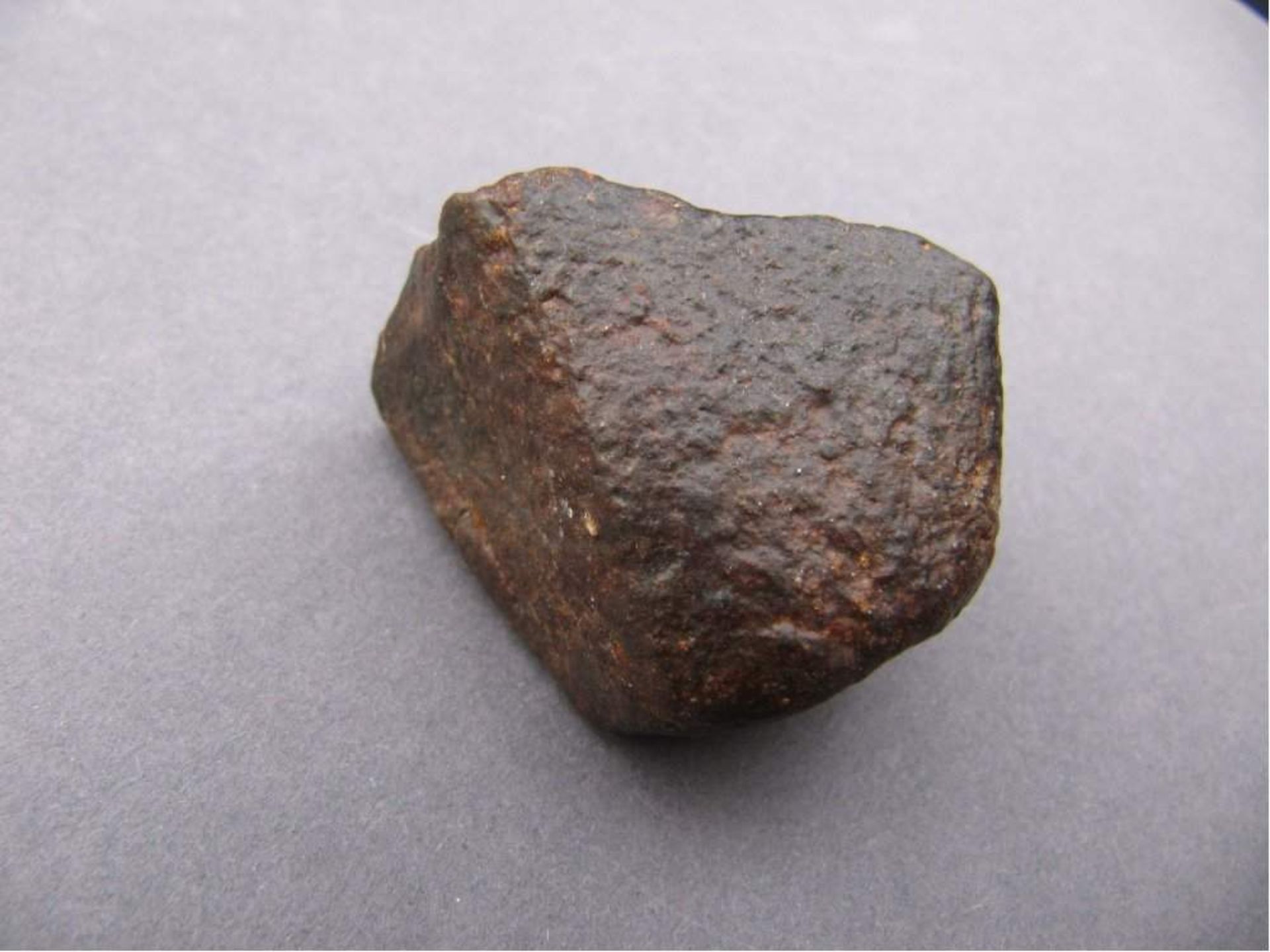 Meteorit NWA 869mit Schmelzkruste, Fund 2014, ca. 64,5 g