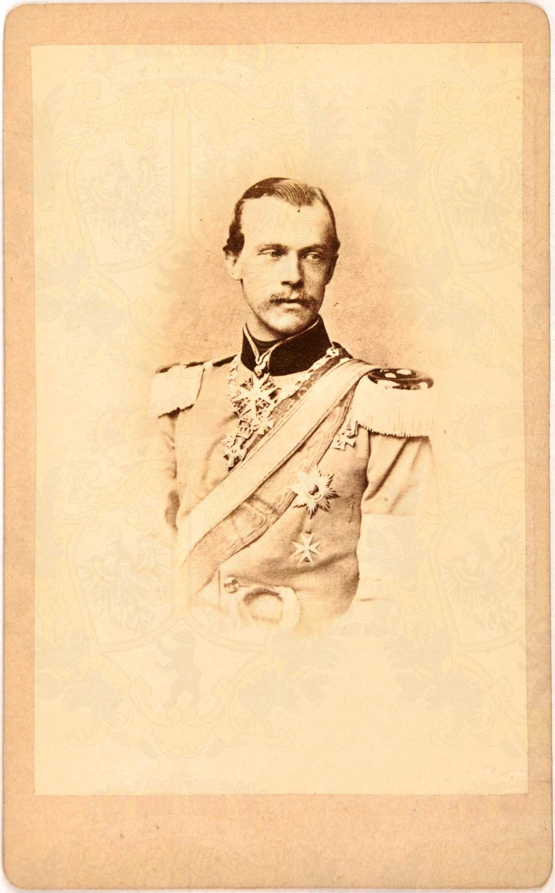 VISITFOTO PRINZ ALBRECHT VON PREUßEN, (Sohn, 1837-1906), GFM u. Regent d. Herzogtums Braunschweig v.