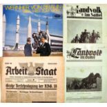 KONVOLUT: 4 Ausgaben "Der Deutsche Radfahrer"; 1x "Arbeit und Staat"; 14x "Landvolk im Sattel",