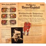 EXTRABLATT, "Stuttgarter neues Tageblatt", 12. Nov. 1938, "Einschneidende Maßnahme z. Lösung d.