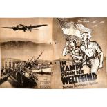 KAMPF GEGEN DEN WELTFEIND, "Deutsche Freiwillige in Spanien", Illustrierter Film-Kurier, Fotos, 8