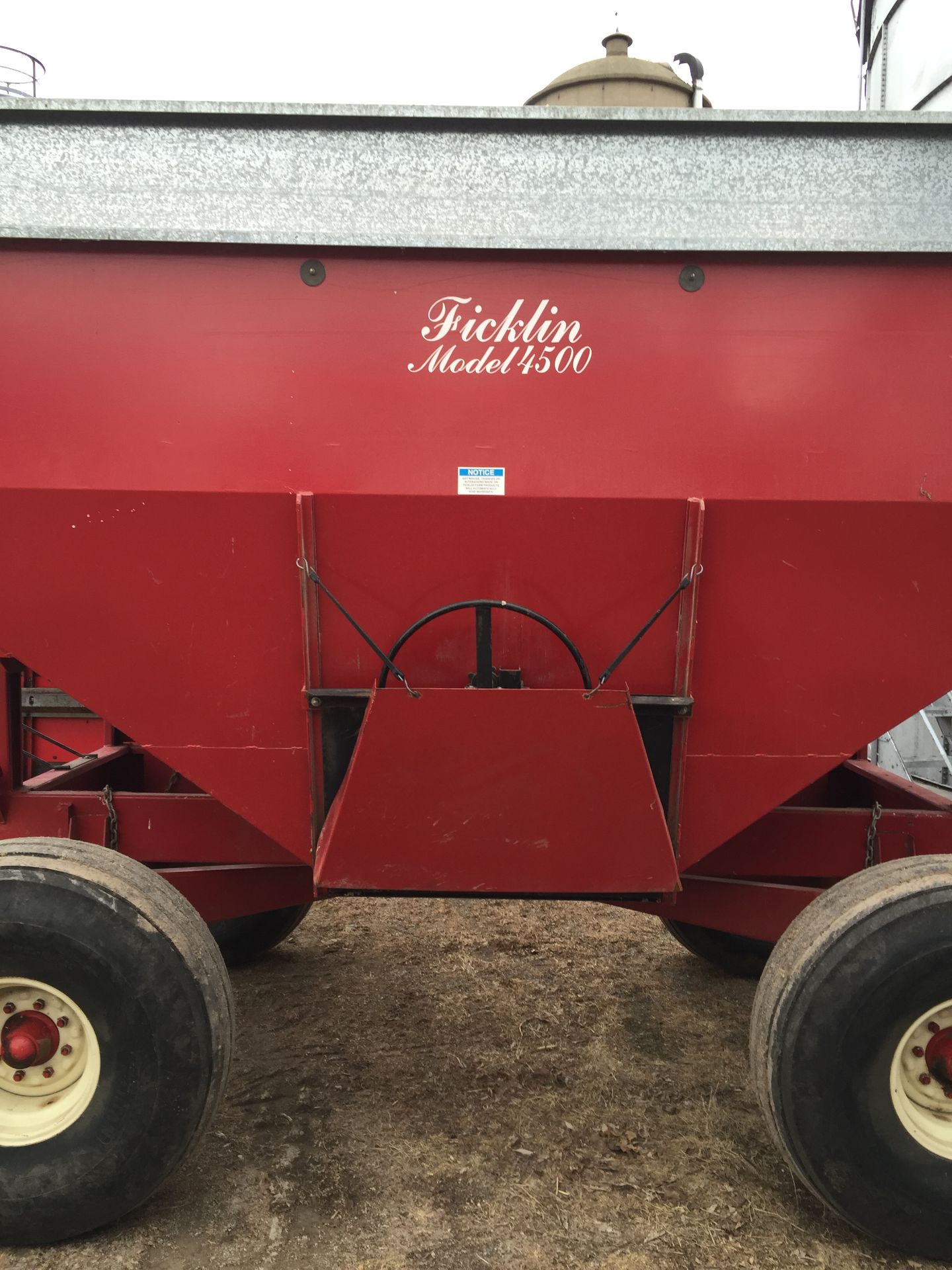 Ficklin Model 4500 Gravity Box w. H&S 415 R.G. Rated 30,000lbs - Image 2 of 5