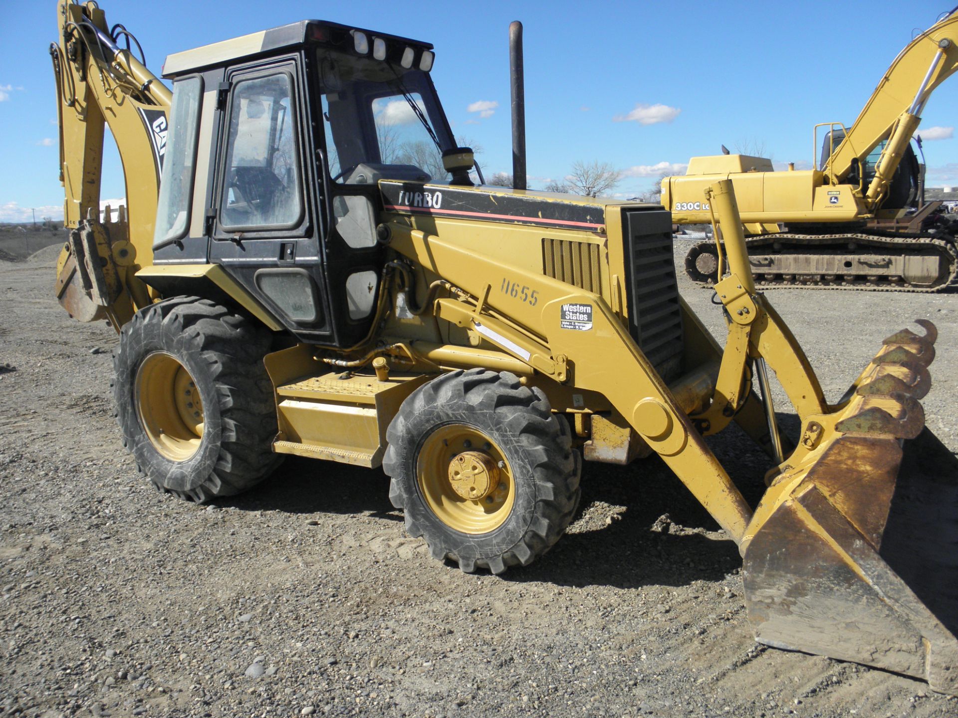 1996 Caterpillar 416 Turbo MFWD Extenda Hoe 9658 hrs - Image 7 of 7