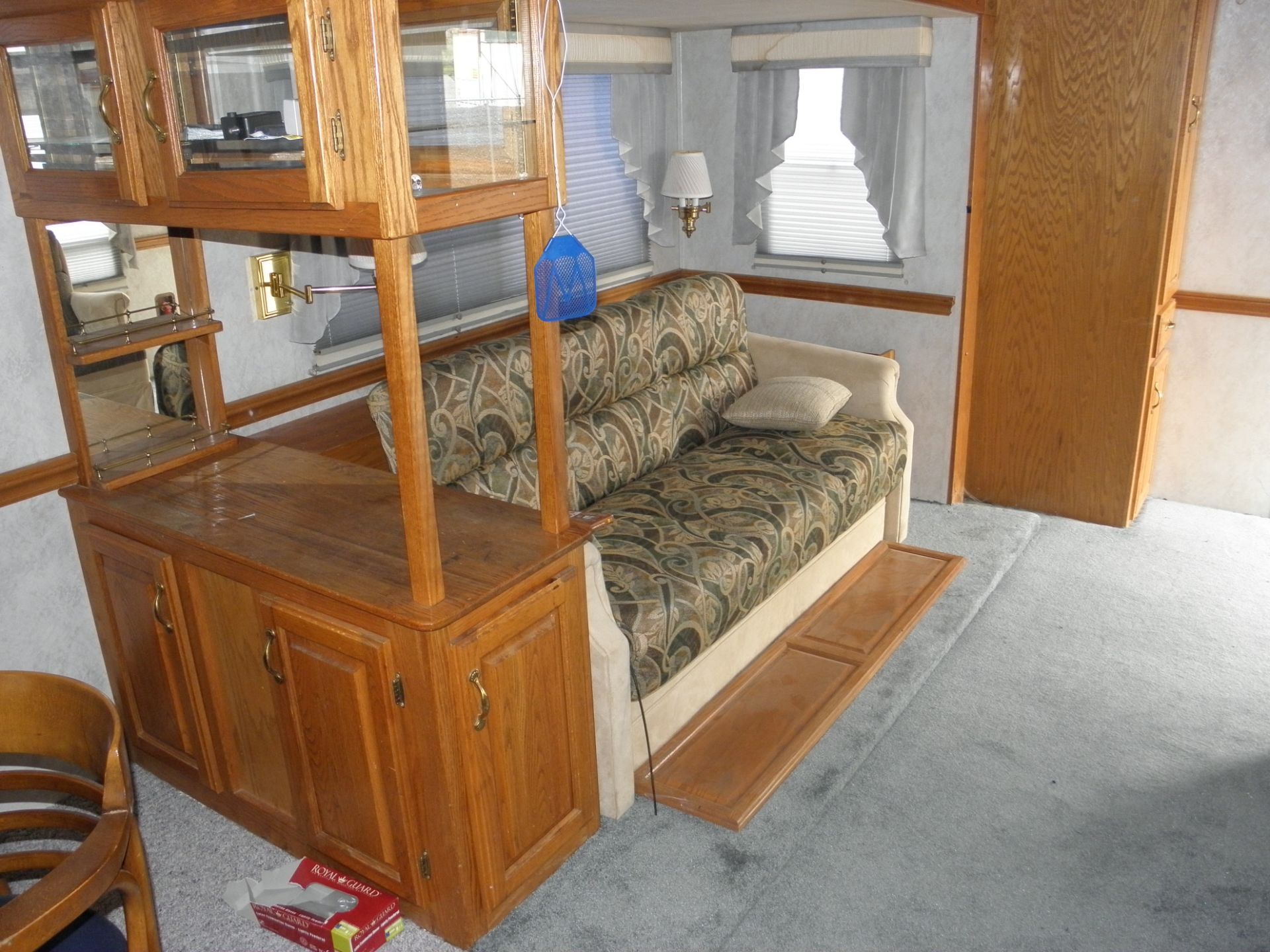 1994 Jayco designer series Jaycrane 37' 5th wheel travel trailer large slide out full awning self - Image 6 of 7