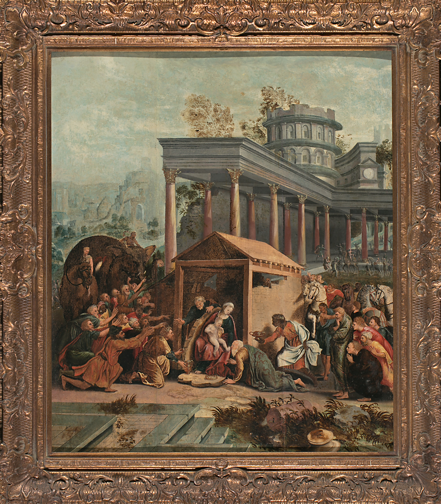 Dutch school, 16th Century. Circle of Jan van Scorel The Epiphany Oil on panel We would like to