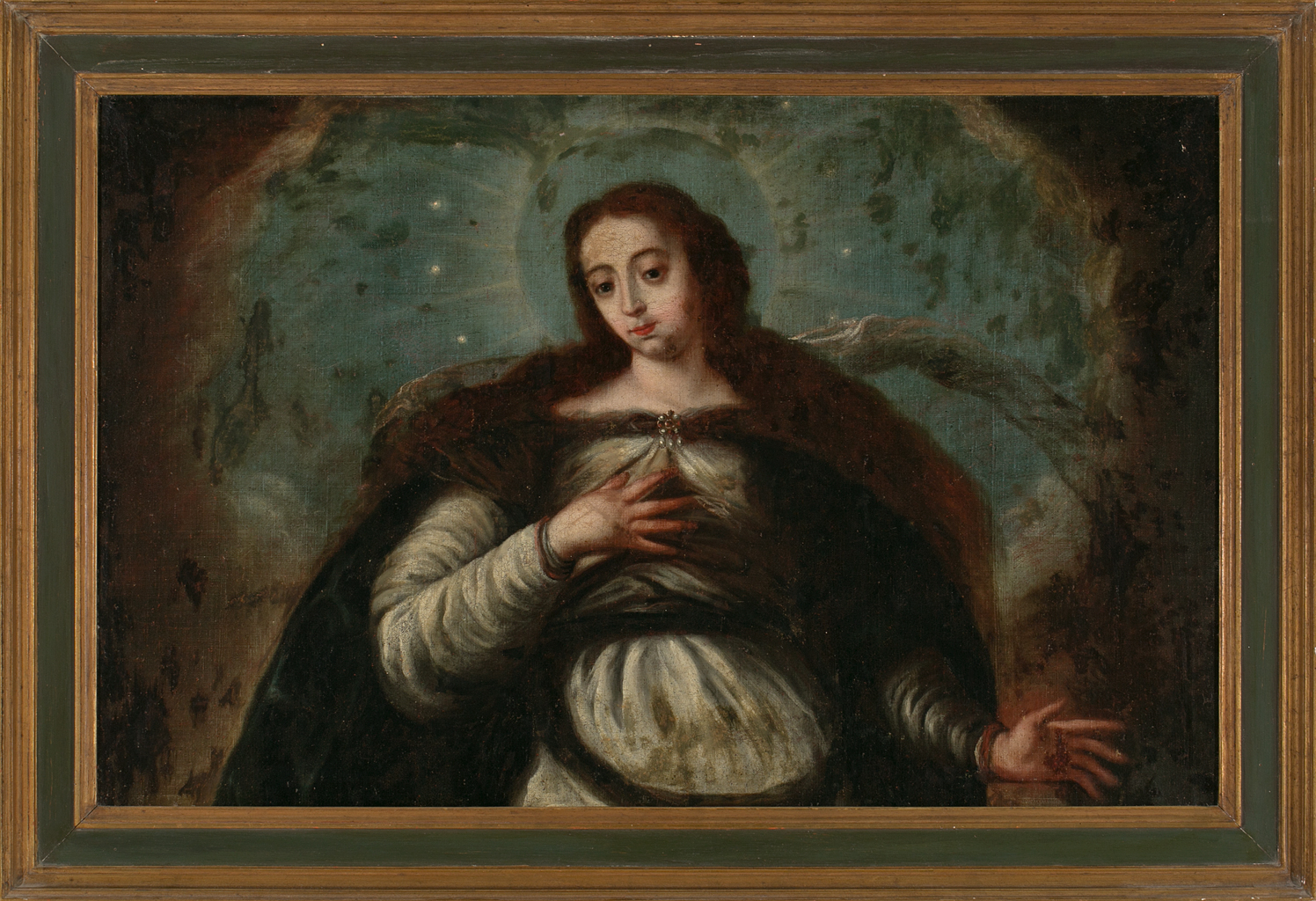 Spanish school, 17th Century. Follower of José Antolínez The Virgin of the Immaculate Conception Oil