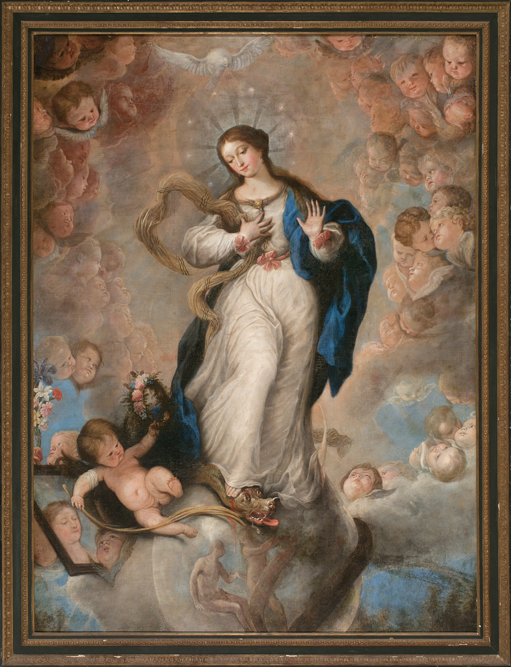 Last third of the 17th Century Madrid school The Virgin of the Immaculate Conception Oil on canvas