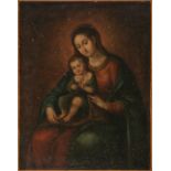 17th Century Seville school Circle of Juan del Castillo The Virgin and Child Oil on canvas 119,