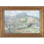 Iu Pascual Vilanova i La Geltrú 1883 - Riudarenes 1943 Landscape Oil on canvas Signed and dated 1941