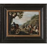 Flemish school, 17th Century. Circle of Sébastien Vrancx Battle Scene Oil on copper We would like to