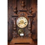 An Edwardian HAC clock Co. mantel clock,