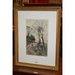 Frederick Slocombe, Pennes Hill, signed,
