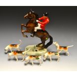 A Beswick six piece hunting group compri