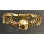 A lady's Rotary 9ct gold cased wristwatc