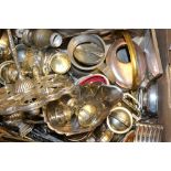 Metalware - an Edwardian silver plated e