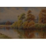 John Sowden (1838-1926)  On the Aire at