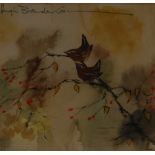 Hugh Brandon-Cox (1917-2003)  Wrens on a