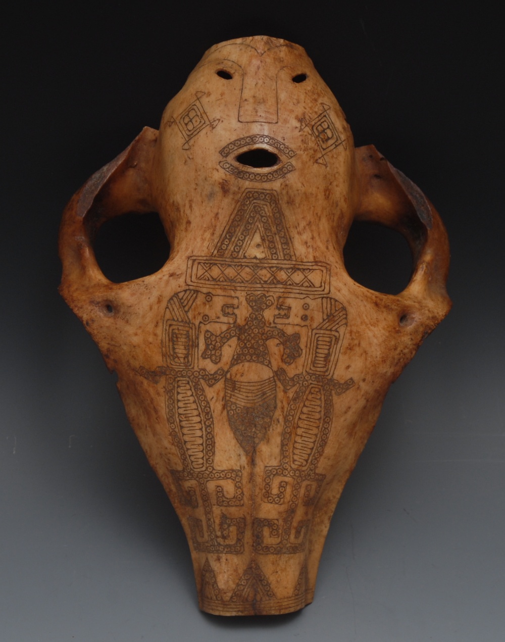 Tribal Art - a Belu or Tetum bone skull