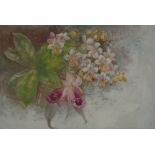 An English Porcelain plaque, painted by