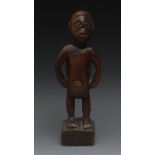 Tribal Art - a Bakongo figure, standing,