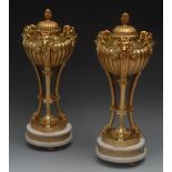A pair of substantial 19th century gilt