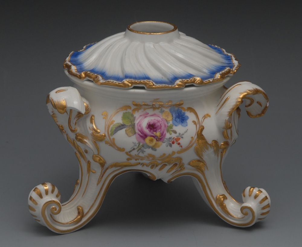 A Meissen Marcolini pot pourri vase and