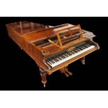 A George/William IV rosewood grand piano