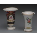 A Spode flared cylindrical spill vase, p