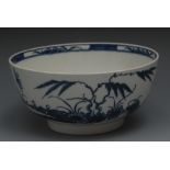 A Worcester Candle Fence pattern bowl, d
