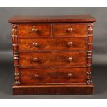 A William IV/early Victorian mahogany ch