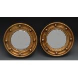 A pair of 19th century giltwood and gess