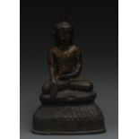 Tibetan School, a bronze, Buddha Sakyamu