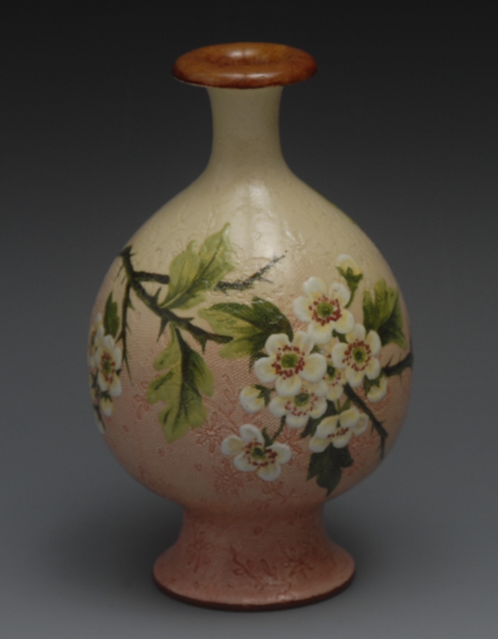 A Doulton Lambeth globular bottle vase,