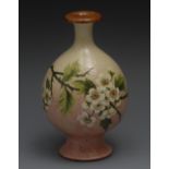 A Doulton Lambeth globular bottle vase,