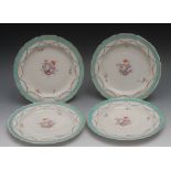 A set of four Chelsea Derby shaped circu