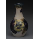 A Moorcroft Pansy pattern ovoid vase, ty