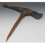 Tribal Art - a Papua New Guinea axe, gre