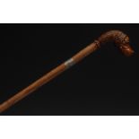 A gentleman's novelty walking cane, the